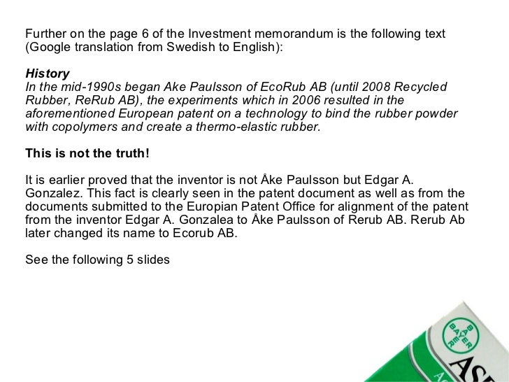 investment memoranda investment memoranda