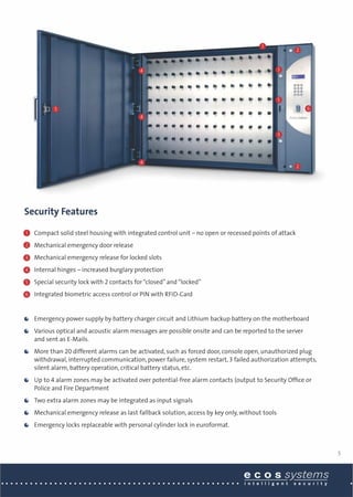 Ecos electronic key management system