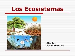 Los Ecosistemas
Alex D.
Flores Alzamora
 
