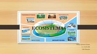 ECOSISTEMAS
Tibisay Quintero Gomes
C.I. 16.031.282
UBA Derecho
 