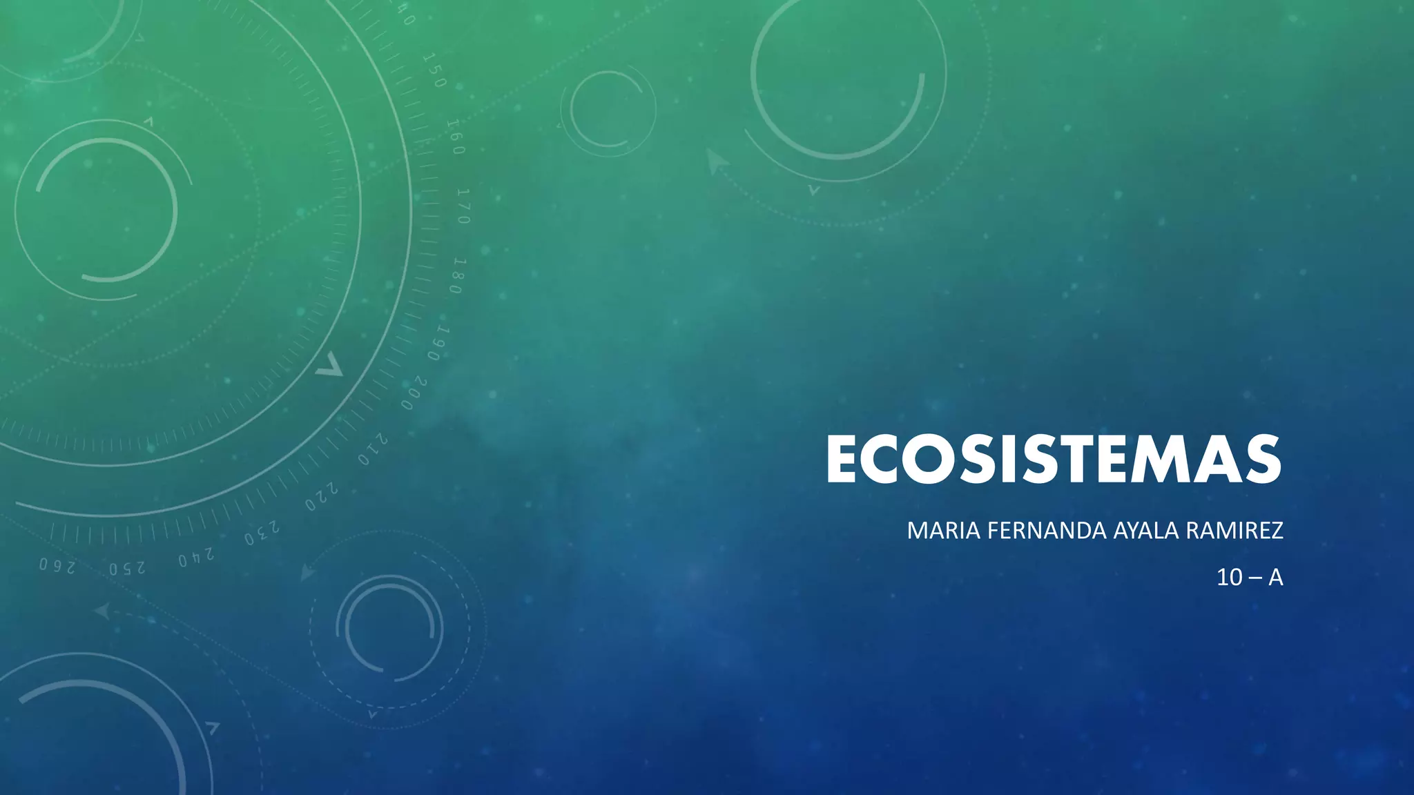 Ecosistemas | PPTX