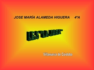 JOSE MARÍA ALAMEDA HIGUERA   4ºA
 