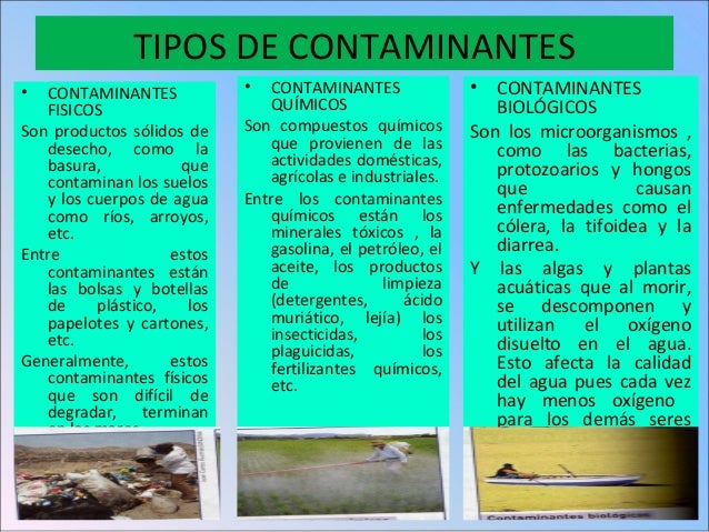 Ecosistemas contaminados
