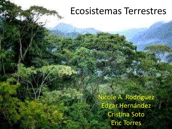 Ecosistemas Terrestres