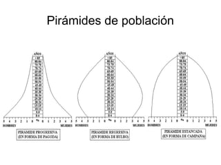 Pirámides de población
 