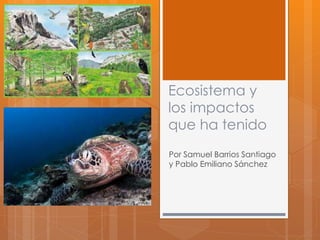 Ecosistema y
los impactos
que ha tenido
Por Samuel Barrios Santiago
y Pablo Emiliano Sánchez
 