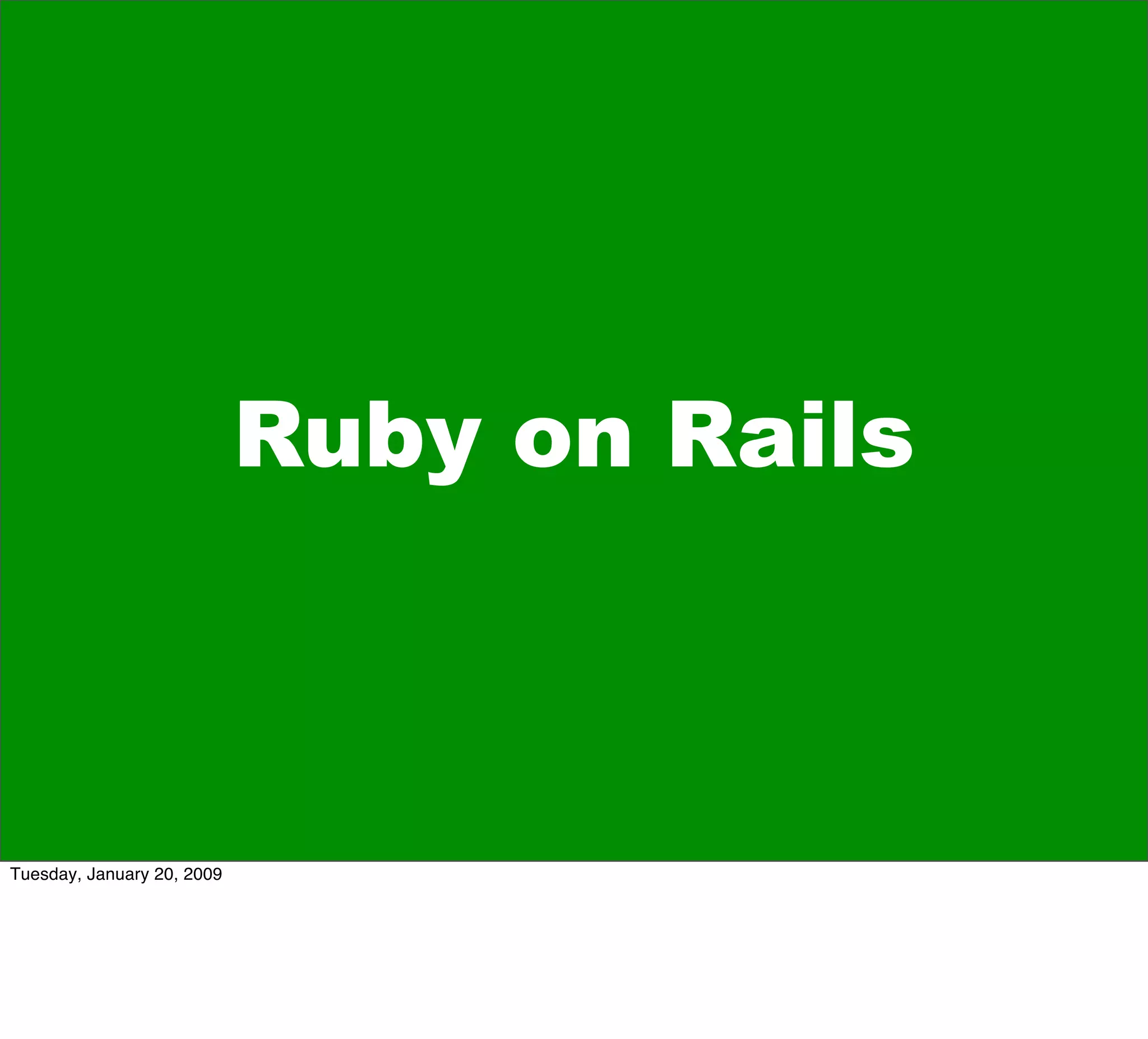 Ecossistema Rails Campus Party 09