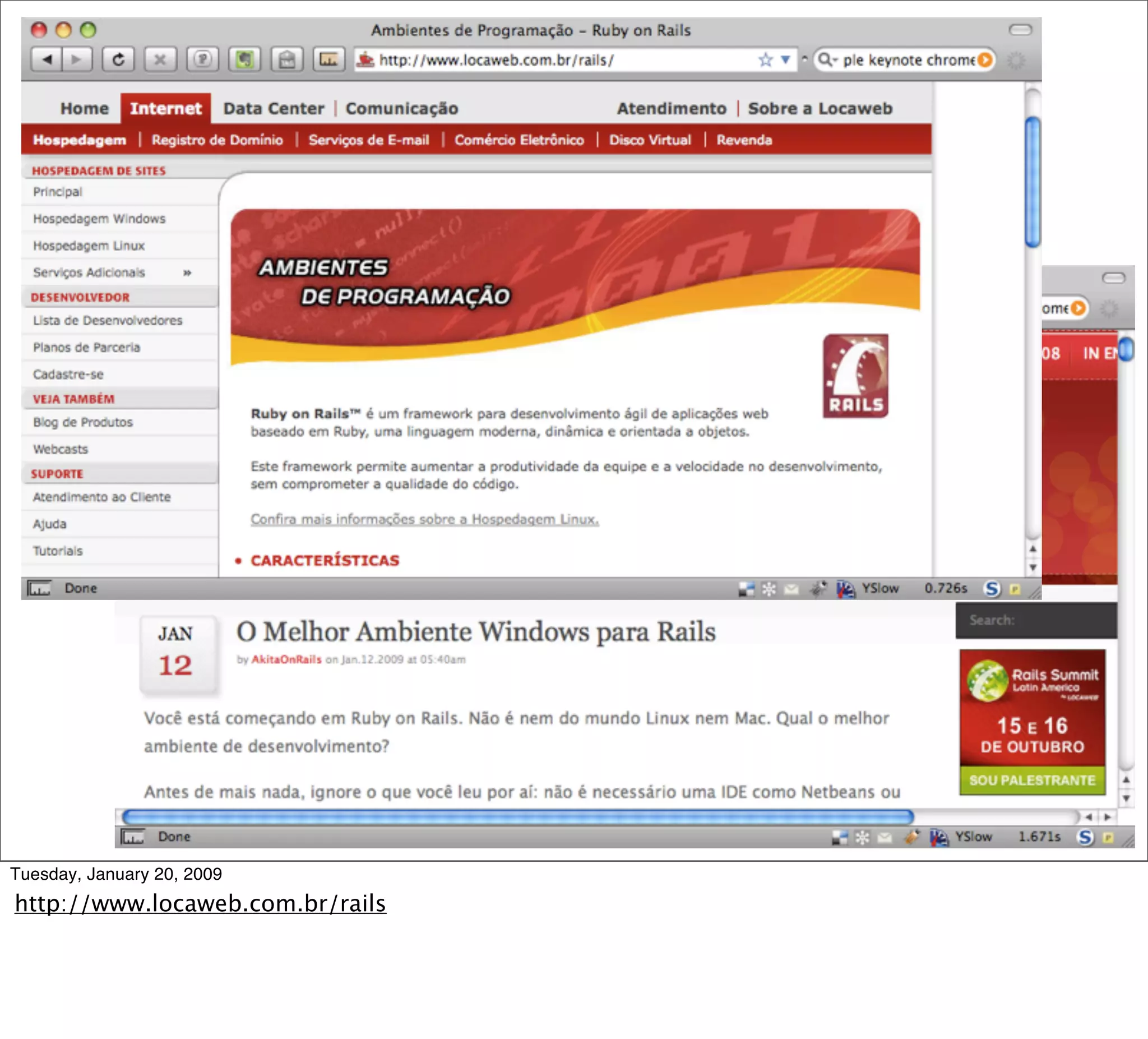 Ecossistema Rails Campus Party 09