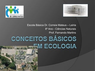 Escola Básica Dr. Correia Mateus – Leiria
8º Ano - Ciências Naturais
Prof. Fernando Martins
 