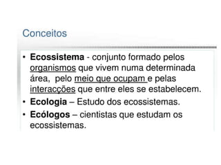 Ecossitemas