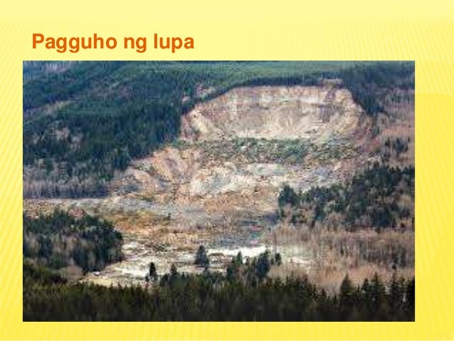 sanhi ng landslide drawing ang landslide ay walang babalasa mga