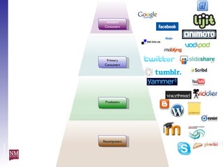 Level of investment Recomposers Producers Primary Consumers Ambient Consumers 