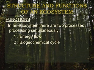 Ecosystem and its features final | PPTX
