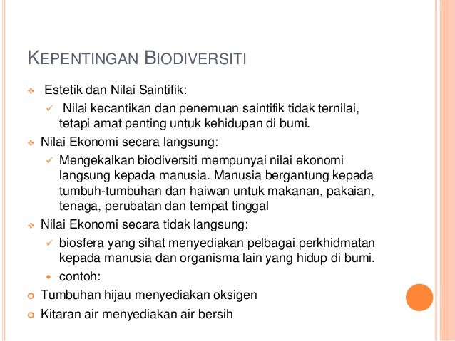 Ecosystem biodiversity