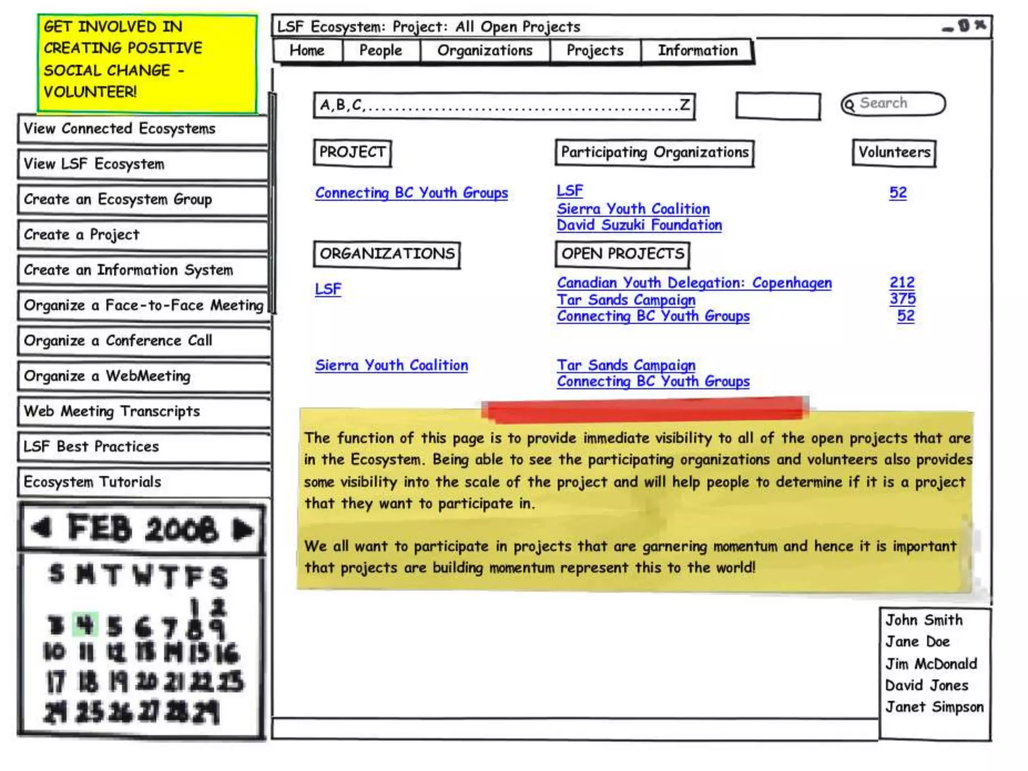 Platform Development StrategyRollout One Ecosystem at a time: We will roll the platform out within a particular Ecosystem. The advantage of this is that the initial functionality that is developed will solve a clearly articulated market problem.Keep Architectural Considerations Regarding Ecosystem Connectivity At Forefront: Even though we will develop the platform one Ecosystem at time, we will keep in mind that the larger objective must make it possible to connect different Ecosystems.The Facebook For Socially Entrepreneurial Organizations