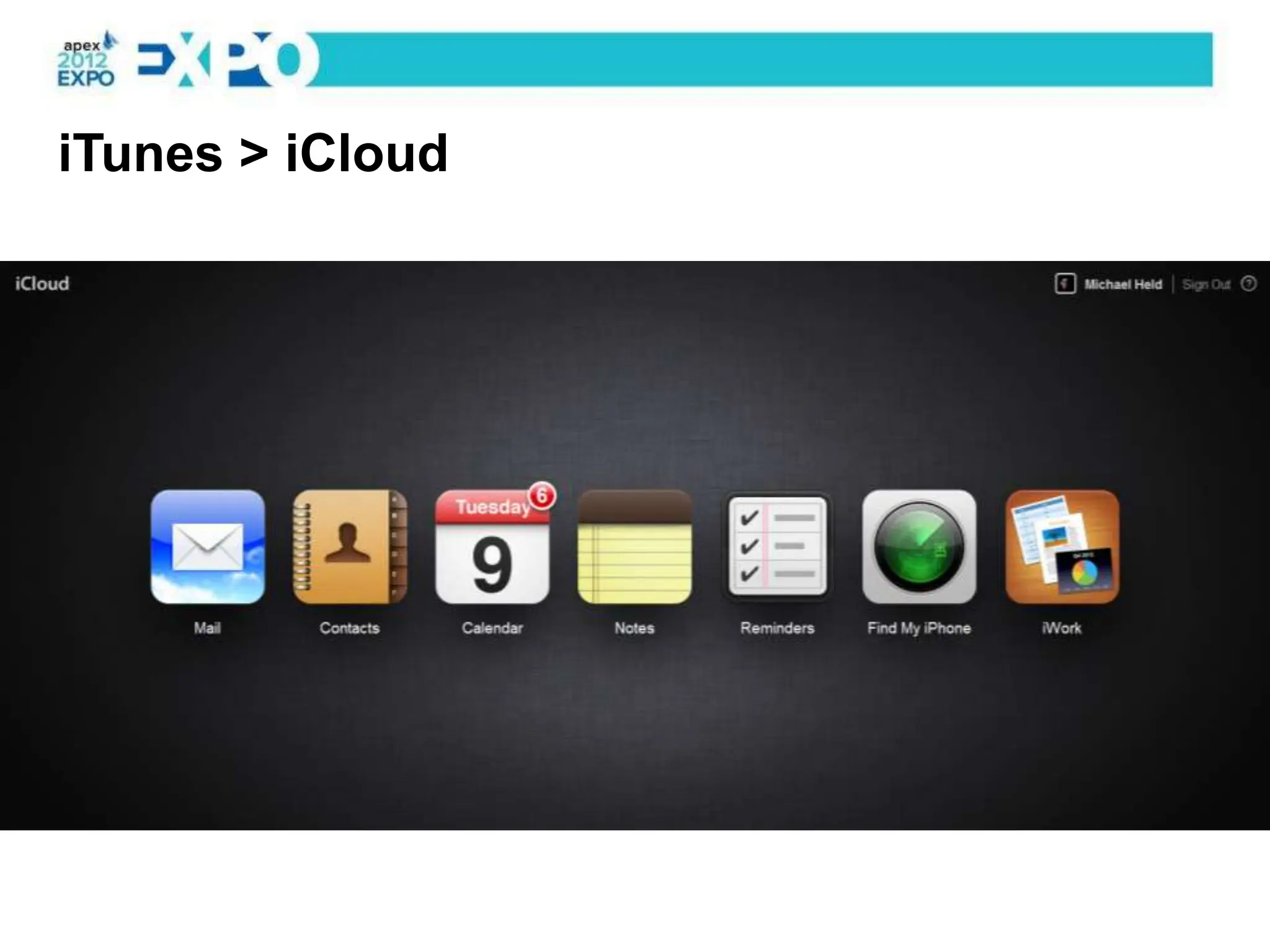 iTunes > iCloud
 