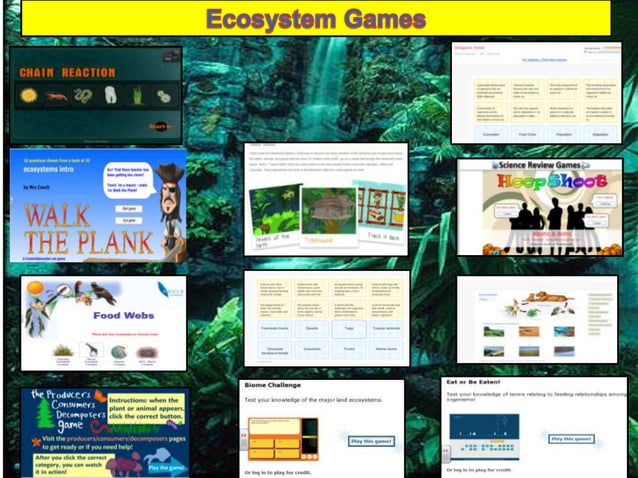 Ecosystem games | PPTX