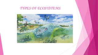 TYPES OF ECOSYSTEMS

 