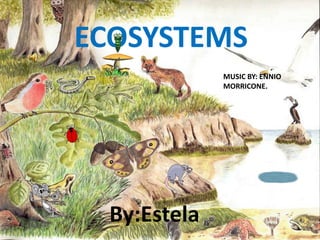 ECOSYSTEMS
By:Estela
MUSIC BY: ENNIO
MORRICONE.
 