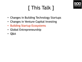 When / How to Double-Down?
• When to “follow-on” (write 2nd check):
• user/customers are scaling
• revenue/profit is increasing
• unit economics improving
• other experienced investors putting in more money
• founders never talk about selling / don’t ask for your money
!
• When NOT to double-down:
• founders begging you for money
• still no product / no revenue / un-profitable
• team isn’t shipping product fast / frequent
• valuation too high / raised too much money
• can’t increase ownership by at least 50-100%
• even if making progress; exit still not likely
• you have other / better alternatives
 
