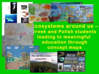 Ecosystems around us – Greek and Polish students  leading to meaningful  education through concept maps 