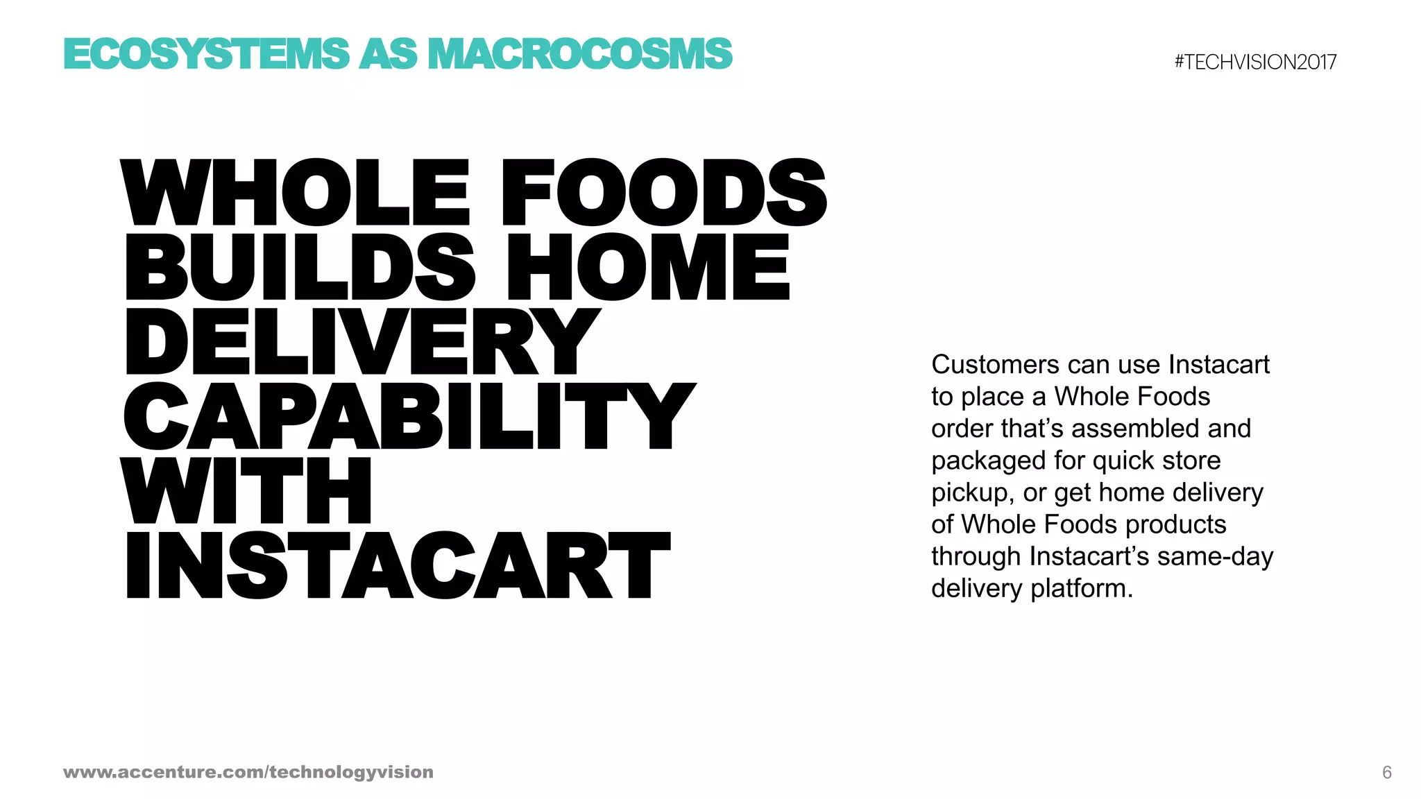 Ecosystem Power Plays - Tech Vision 2017 Trend 2