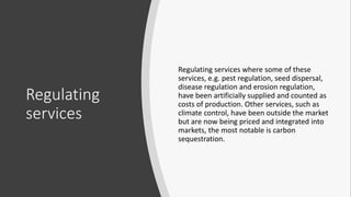 Ecosystem services | PPTX