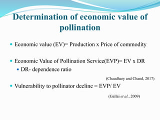Ecosystem Services Provided By Pollinators And Their Crisis.pptx