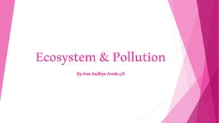 Ecosystem&Pollution
BySreeAadhyaAvula4H
 