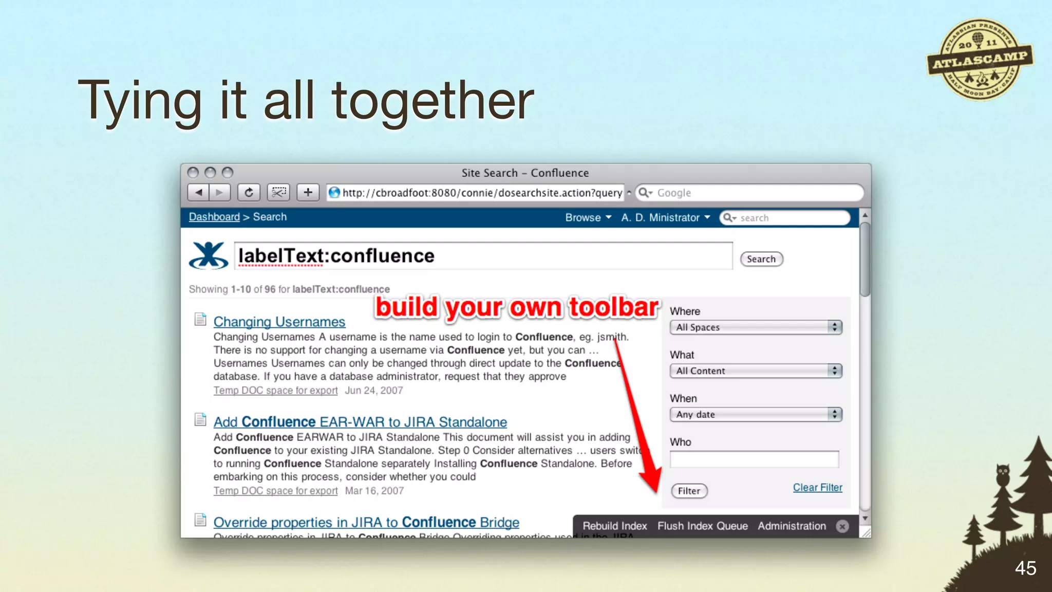 Tying it all together




                        45
 