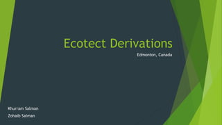 Ecotect derivations climatic analysis | PPTX