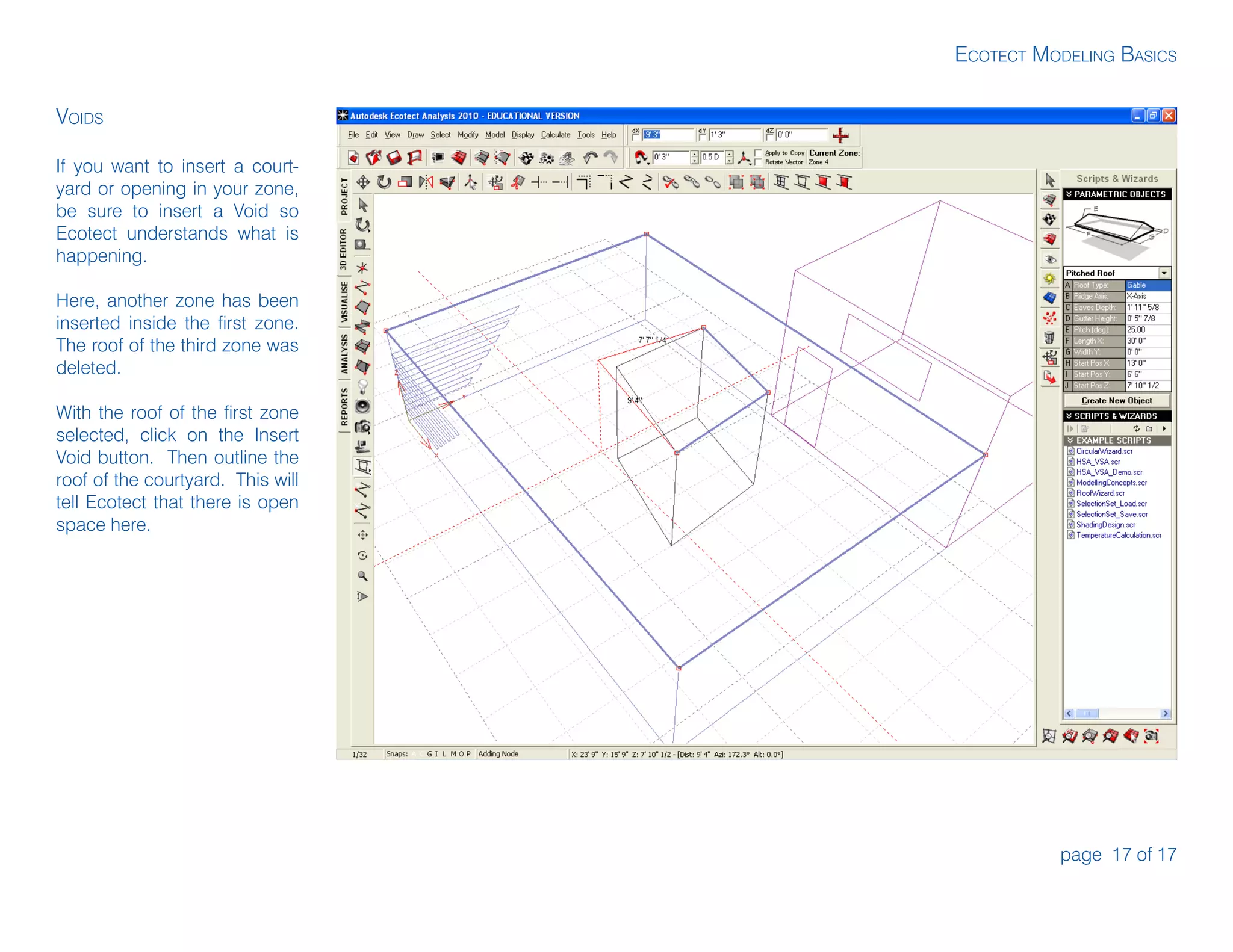 Ecotect Modeling Basics | PDF