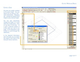 Ecotect Modeling Basics | PDF