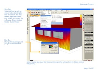 Solar Lighting in Ecotect | PDF