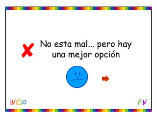 No esta mal... pero hay
una mejor opción
 