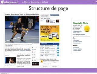 In-Page » Contenu et balises   117


                             Structure de page




mardi 29 janvier 13
 