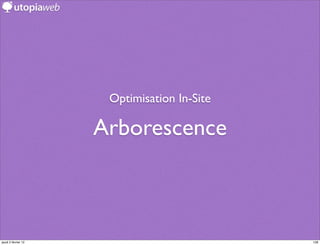 Optimisation In-Site

                     Arborescence



jeudi 2 février 12                           128
 