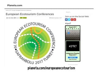 planeta.com/europeanecotourism
 