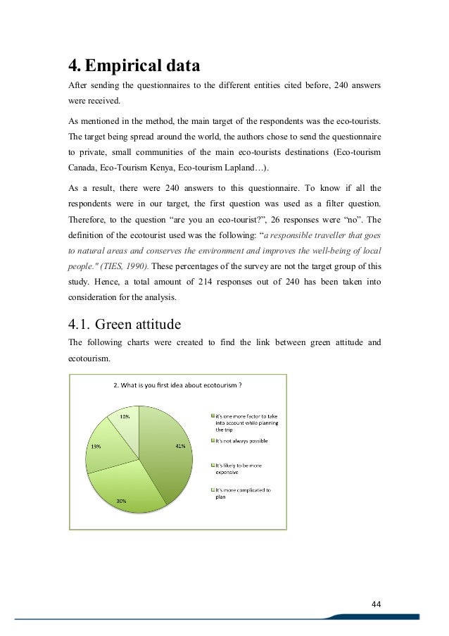 Dissertation ecotourism