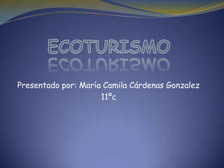Presentado por: María Camila Cárdenas Gonzalez
11ºc

 