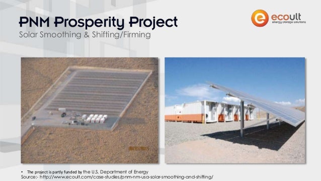 Ecoult Energy Storage - Solar Smoothing and Shifting
