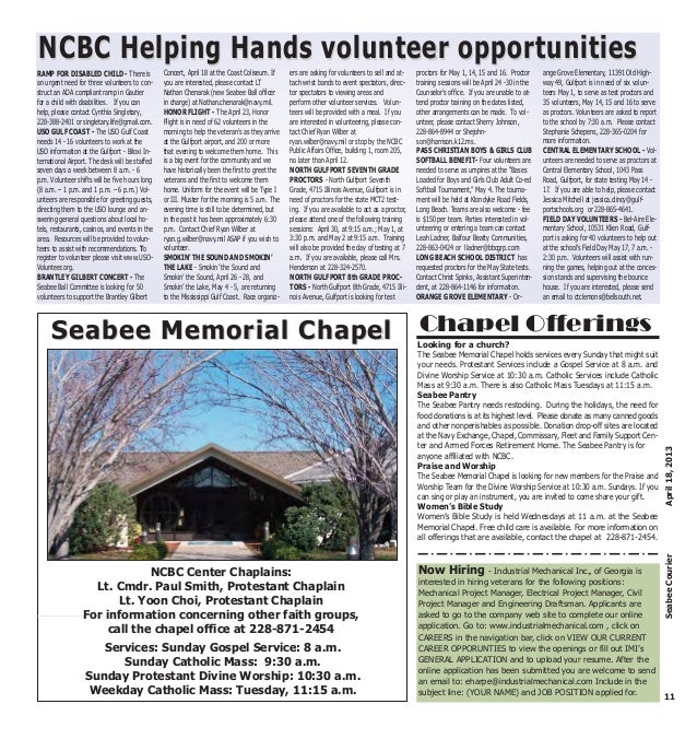NCBC Gulfport ECourier April 18 2013