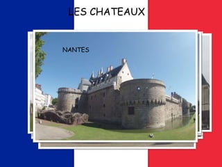 LES CHATEAUX
BLOISUN CHÂTEAU….AMBOISE ANGERS
CHAMBORD
MONTSOREAU
NANTES
 