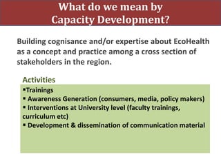 Capacity development