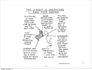 12
                          11
Tuesday, November 8, 11
 