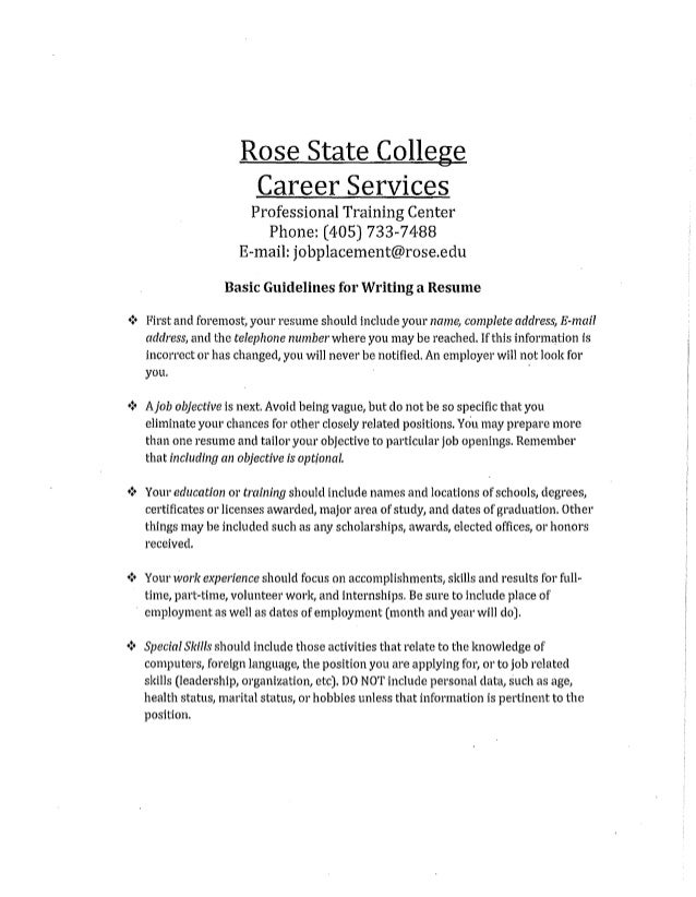 how to build a resume for a job