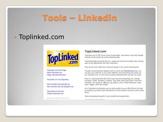 Tools C LinkedinToplinked.com