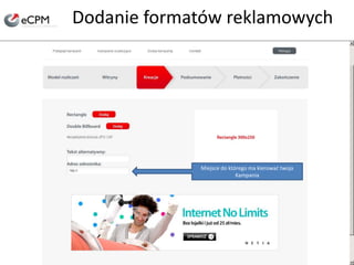 	  Dodanie formatówreklamowychMiejsce do którego ma kierować twoja KampaniaMożliwa dynamiczna zmiana!Krok 4/6