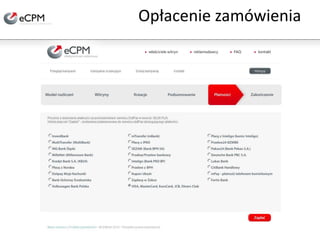 	 Opłacenie zamówieniaMożliwa dynamiczna zmiana!
