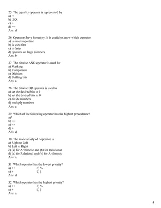 this pdf very much useful for embedded c programming students | PDF